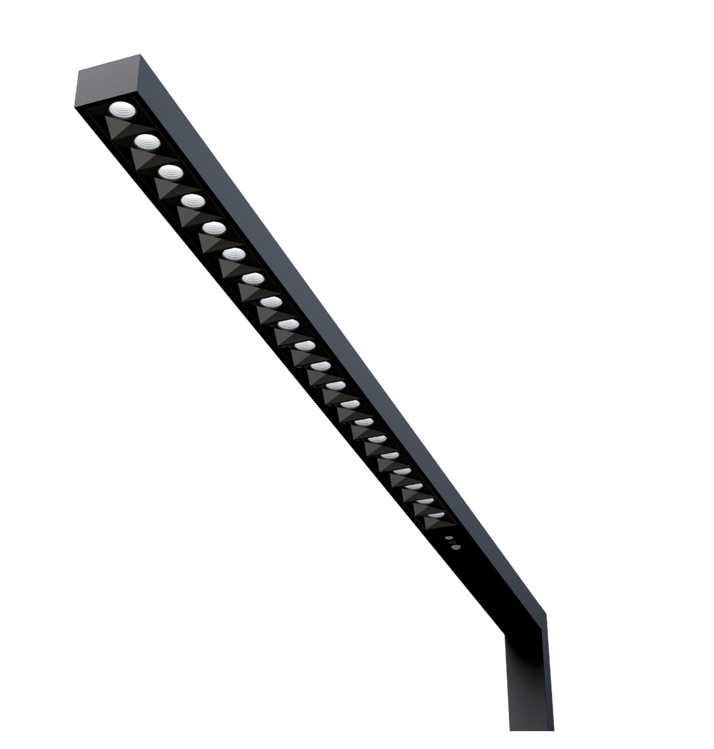 LED Stehleuchte "BARISADA", Farbe schwarz