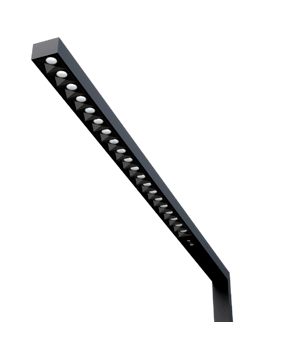 LED Stehleuchte "BARISADA", Farbe schwarz